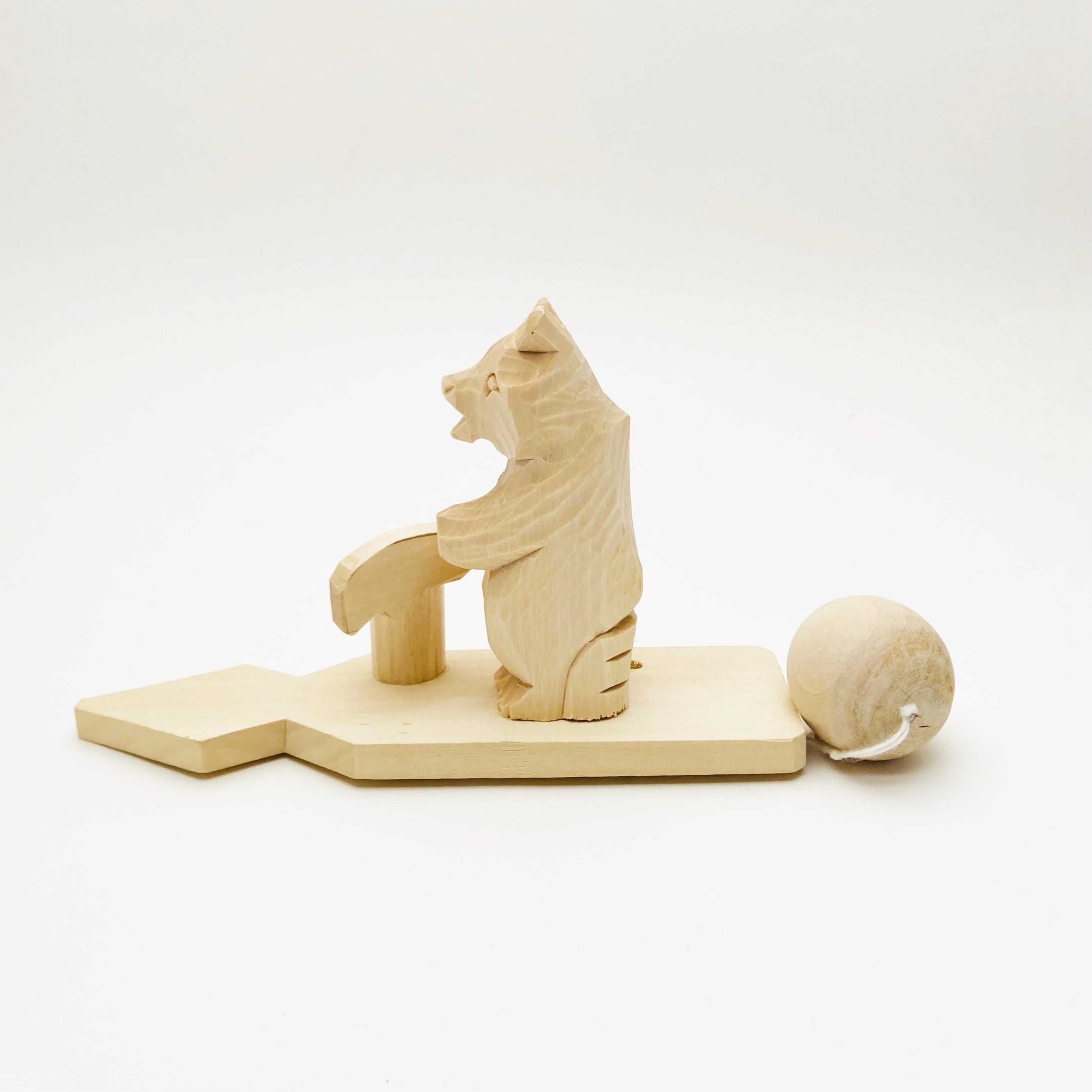 ボゴロツコエ木地玩具「クマの木こり」