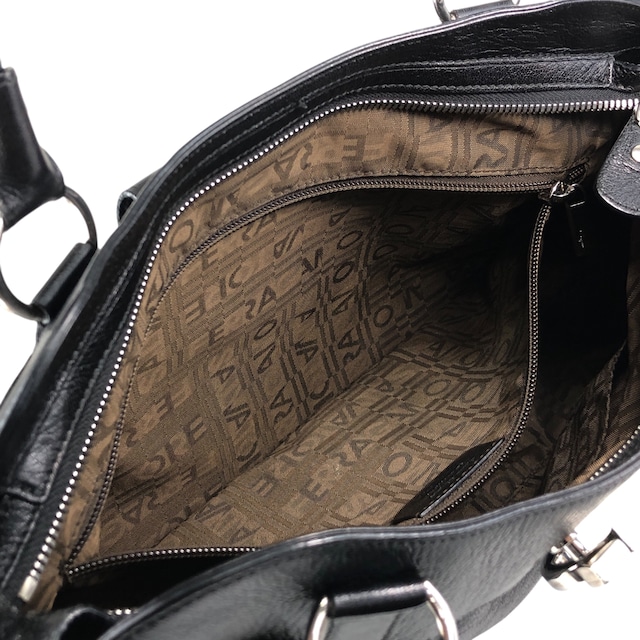 Salvatore Ferragamo サルヴァトーレ フェラガモ ハンドバッグ ブラック ガンチーニ レザー vintage ヴィンテージ オールド igucky