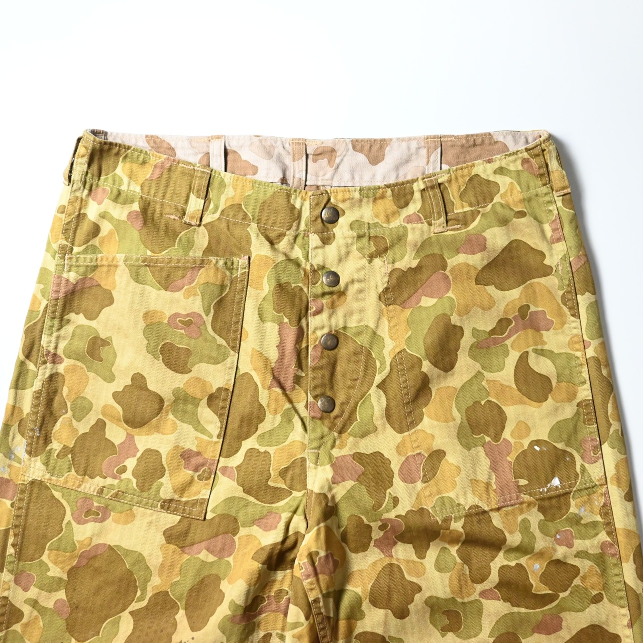 BOWWOW / DUCK HUNTER CAMO FIELD PANTS