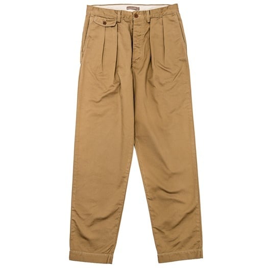 WORKERS(ワーカーズ)~Officer Trousers, 2 Tuck, USMC Khaki, 10 oz Chino~