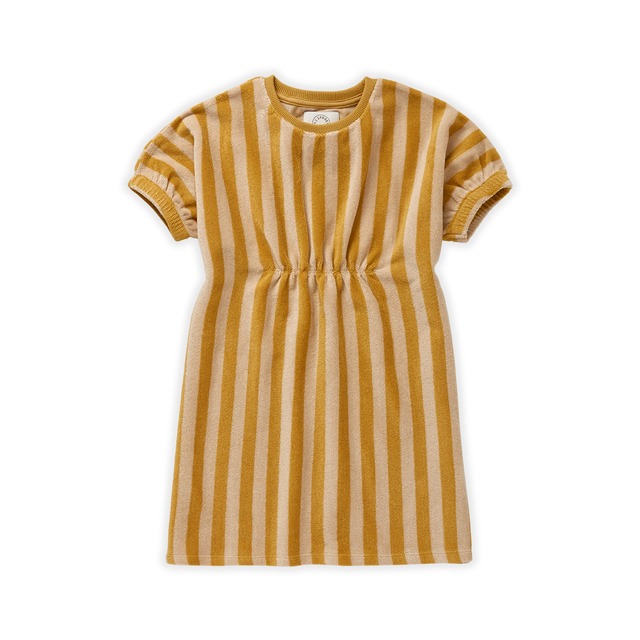 【SPROET & SPROUT】Dress smock stripe - Honey