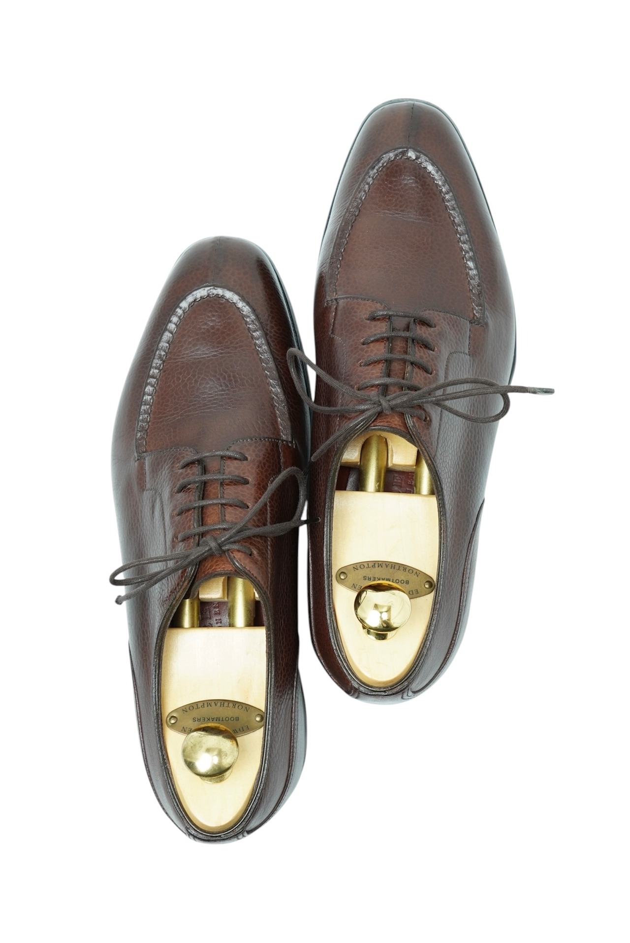 【EDWARD GREEN】DOVER U-Tip  Brown Grain Leather 5h E (Second Hand)