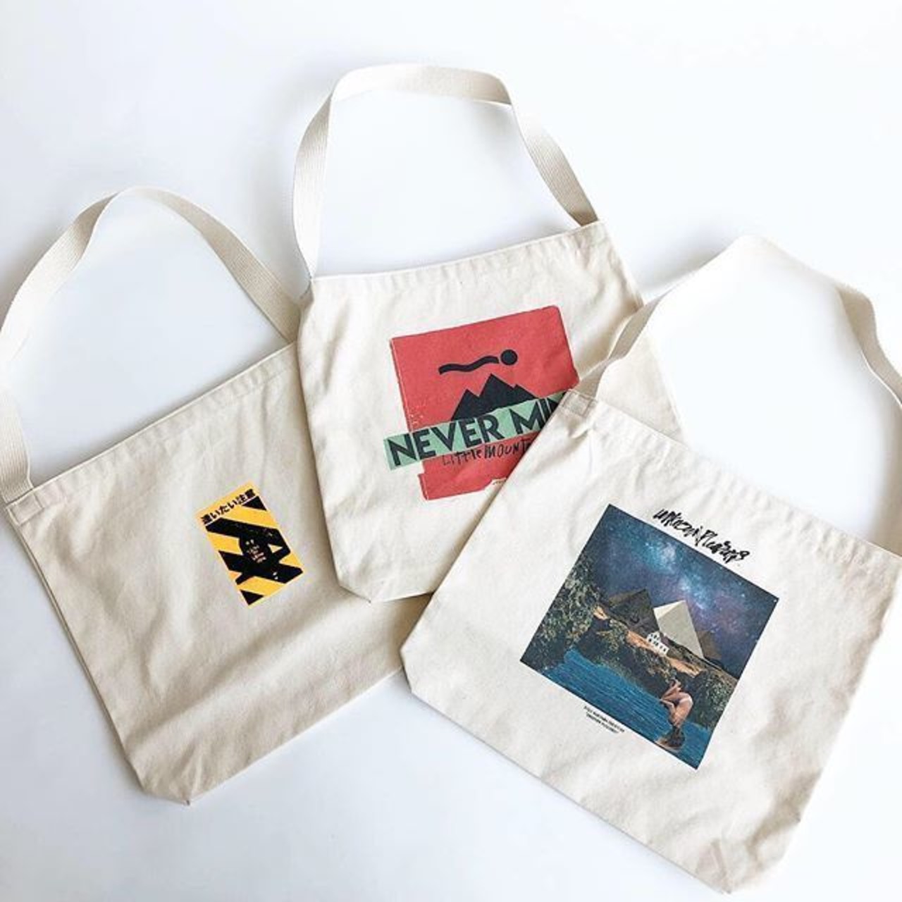 RYUJI KAMIYAMA / TOTE BAG / 逢いたい注意 / 神山隆二 / トートバッグ