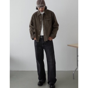 Front pocket design jacket C3886