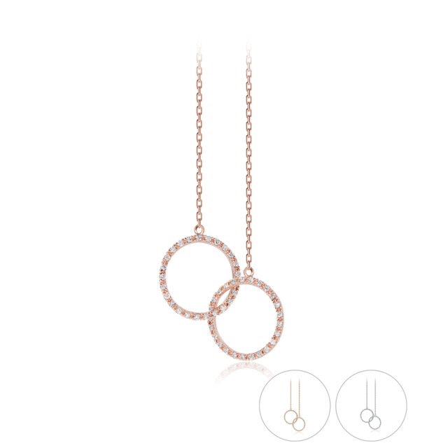 フォーリング ラウンド ネックレス