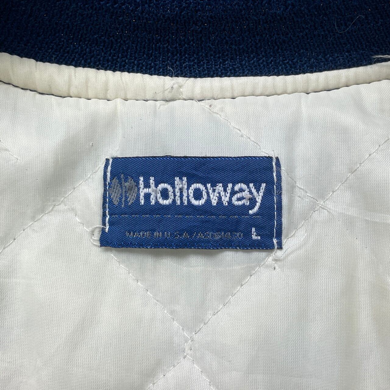 80年代 USA製 Holloway ホロウェイ ナイロンスタジャン CLINTON 80年代 USA製 Holloway ホロウェイ ナイロンスタジャン CLINTON