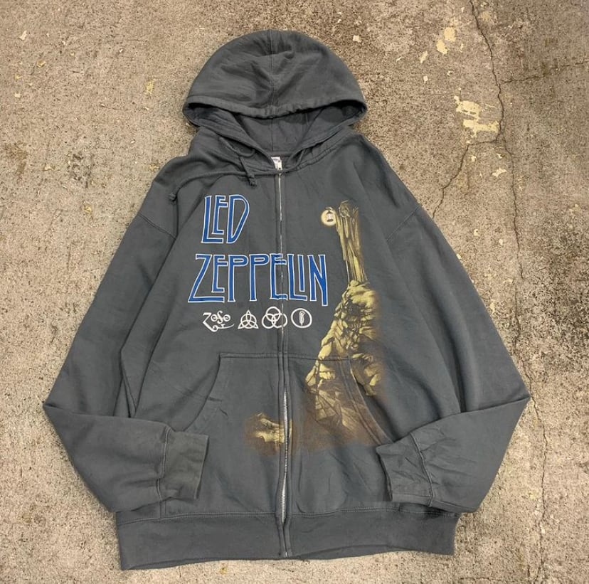 00s LED ZEPPELIN zip up parka