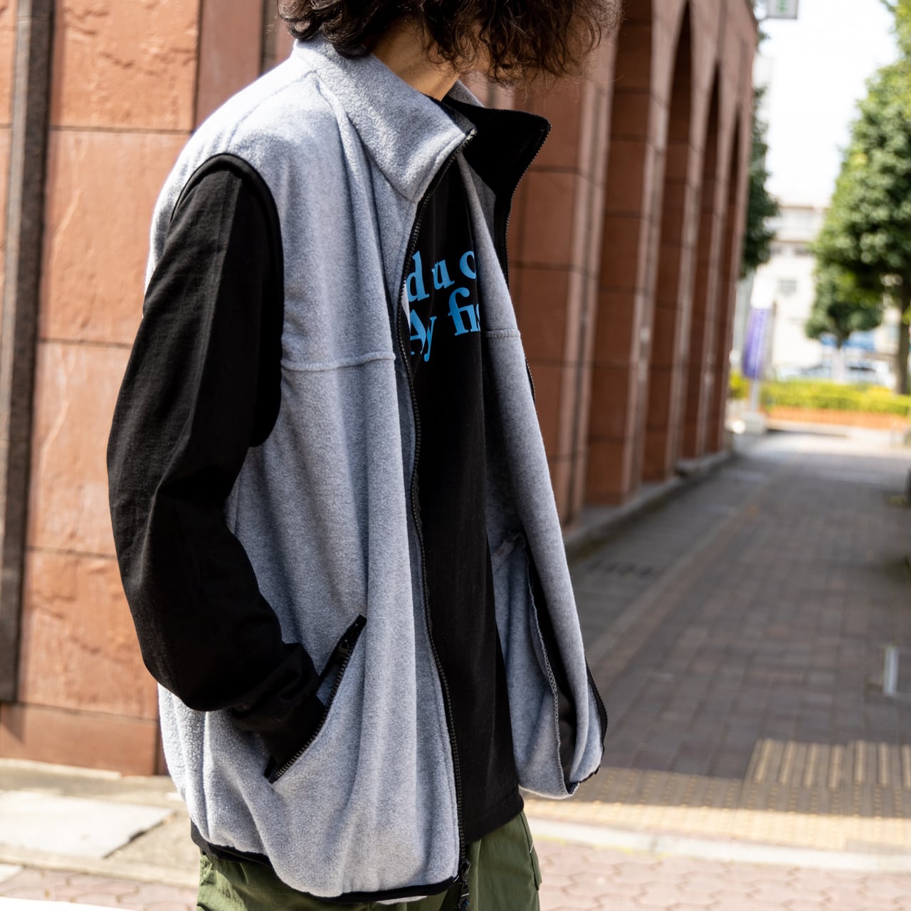 ベストtri mountain EXCURSION FLEECE VEST GREY - ベスト