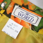 社交ダンス 衣装 スタンダード スカート レッスンウェア レディース オールシーズン 黄色 DANCE FASHION WORLD ダンスファッションワールド イエロー系 オレンジ系 グリーン系 花柄デザイン フレア スカート 伸縮性あり 日本製 かわいい