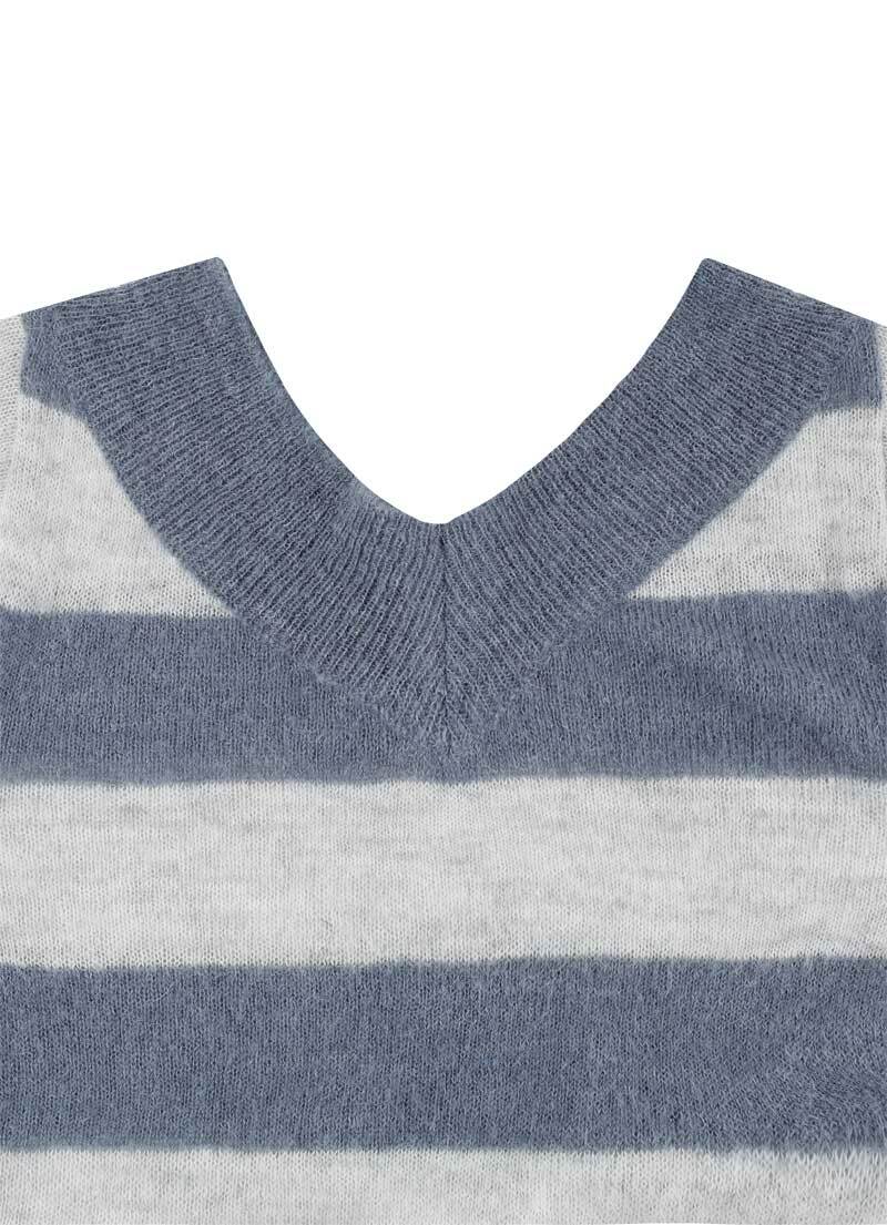 as”on] PONY STRIPE KNIT / BLUE 正規品 韓国ブランド 韓国通販 韓国