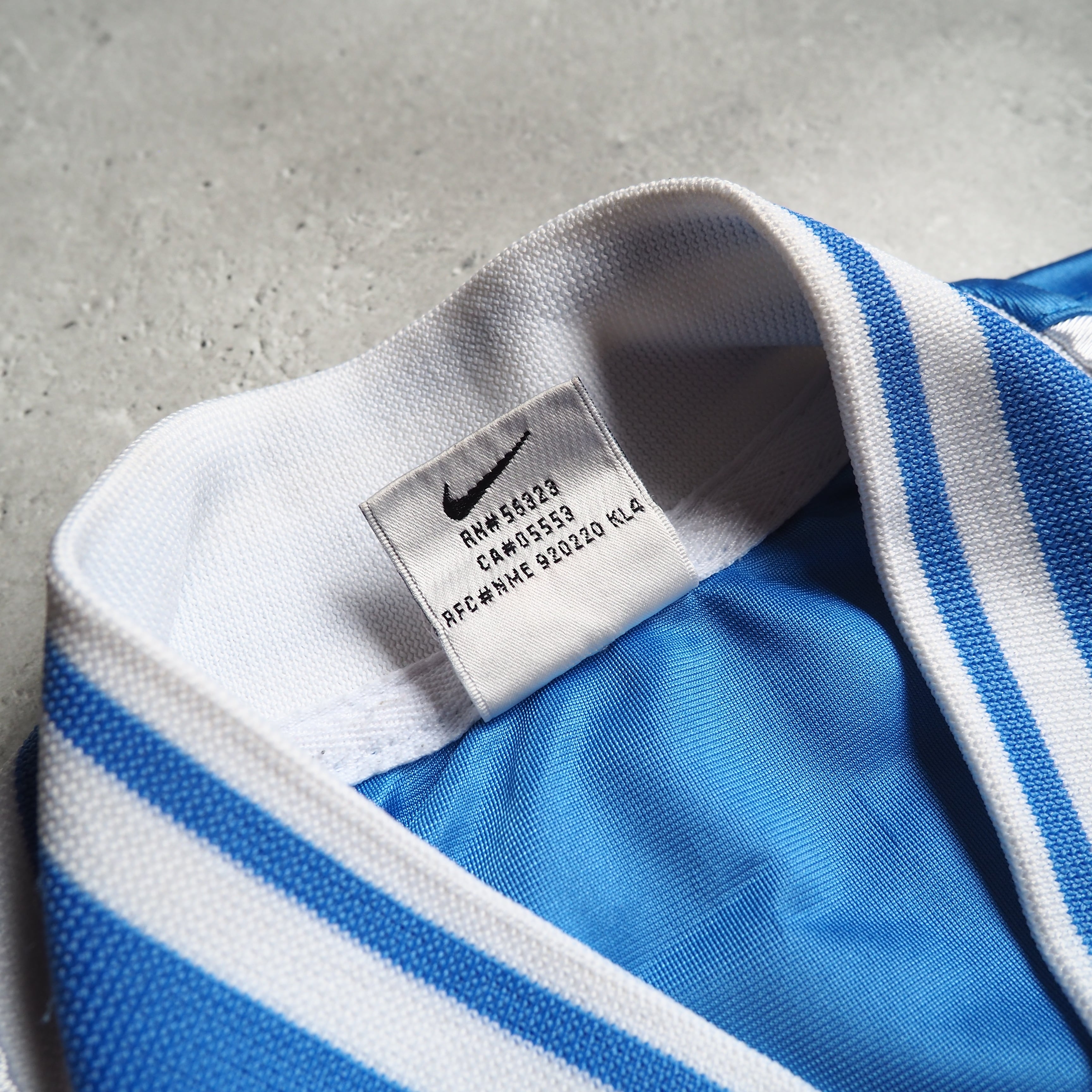 2000s ” NIKE ” Light Blue × White Bi color Game shirt