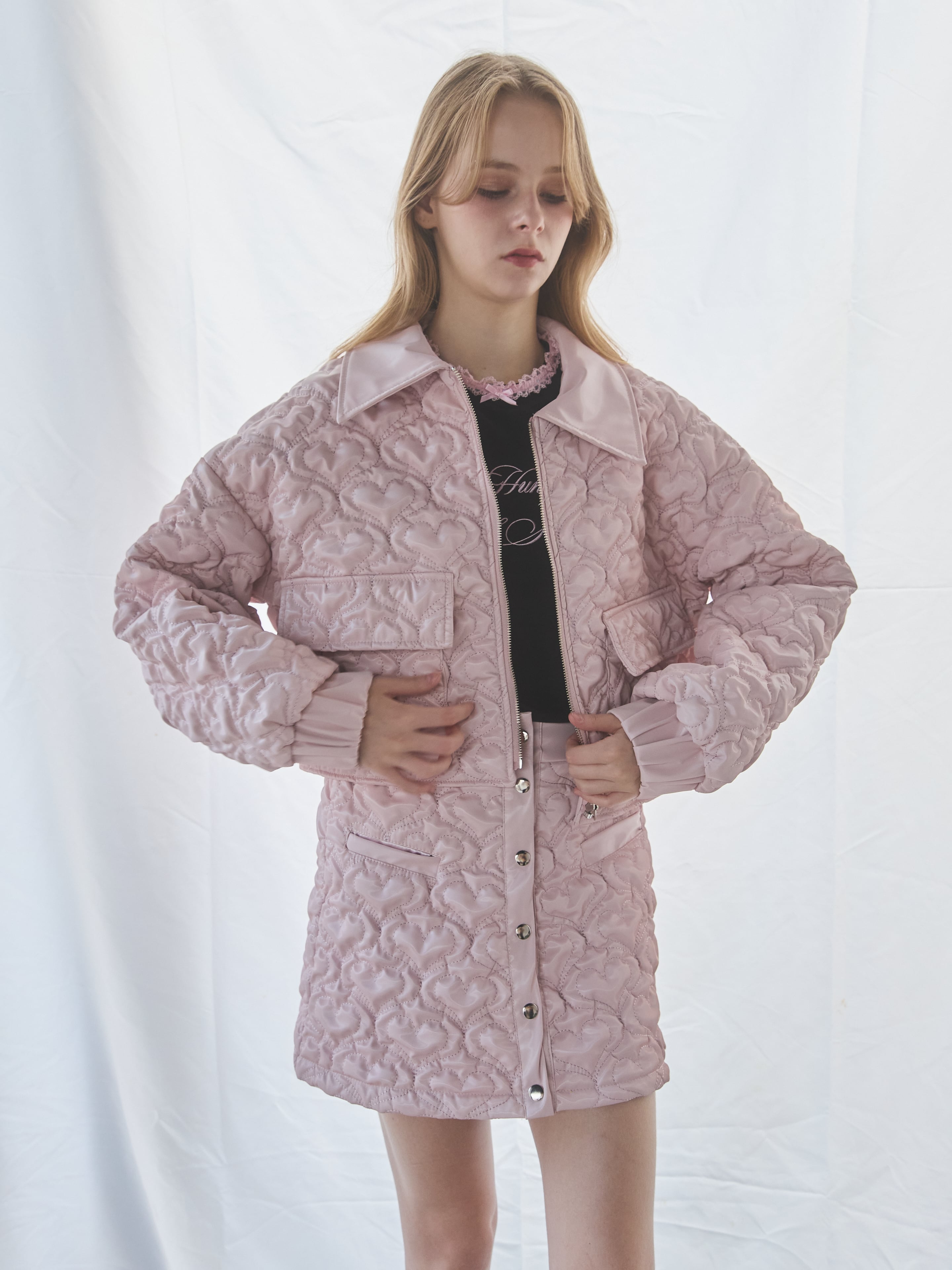 ハートキルティングミニスカート | lilLilly official webstore