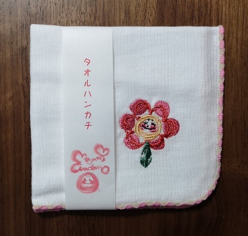 刺繍タオル　お花（残り２点）