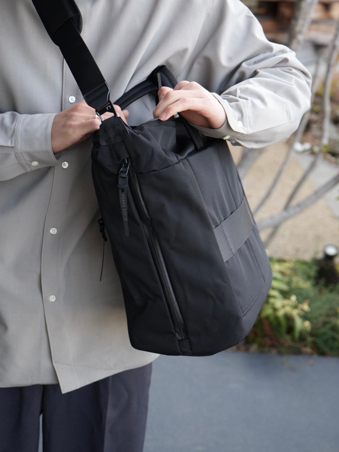 BLACK EMBER WPT Shldr Tote 20L ショルダーバッグ BLACK EMBER ブラックエンバー【Wpt-Shldr-Tote-Embertex】 | LARGE