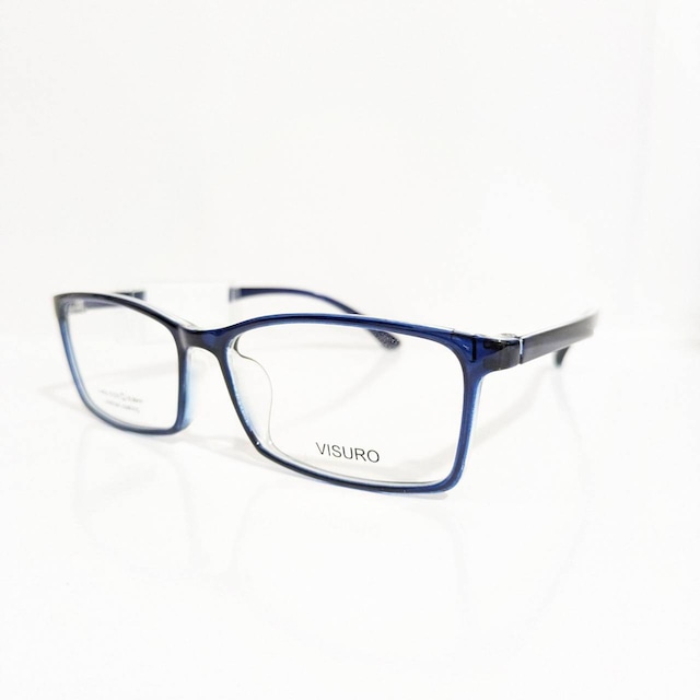 【VISURO】スクエアセルフレーム　ブルー