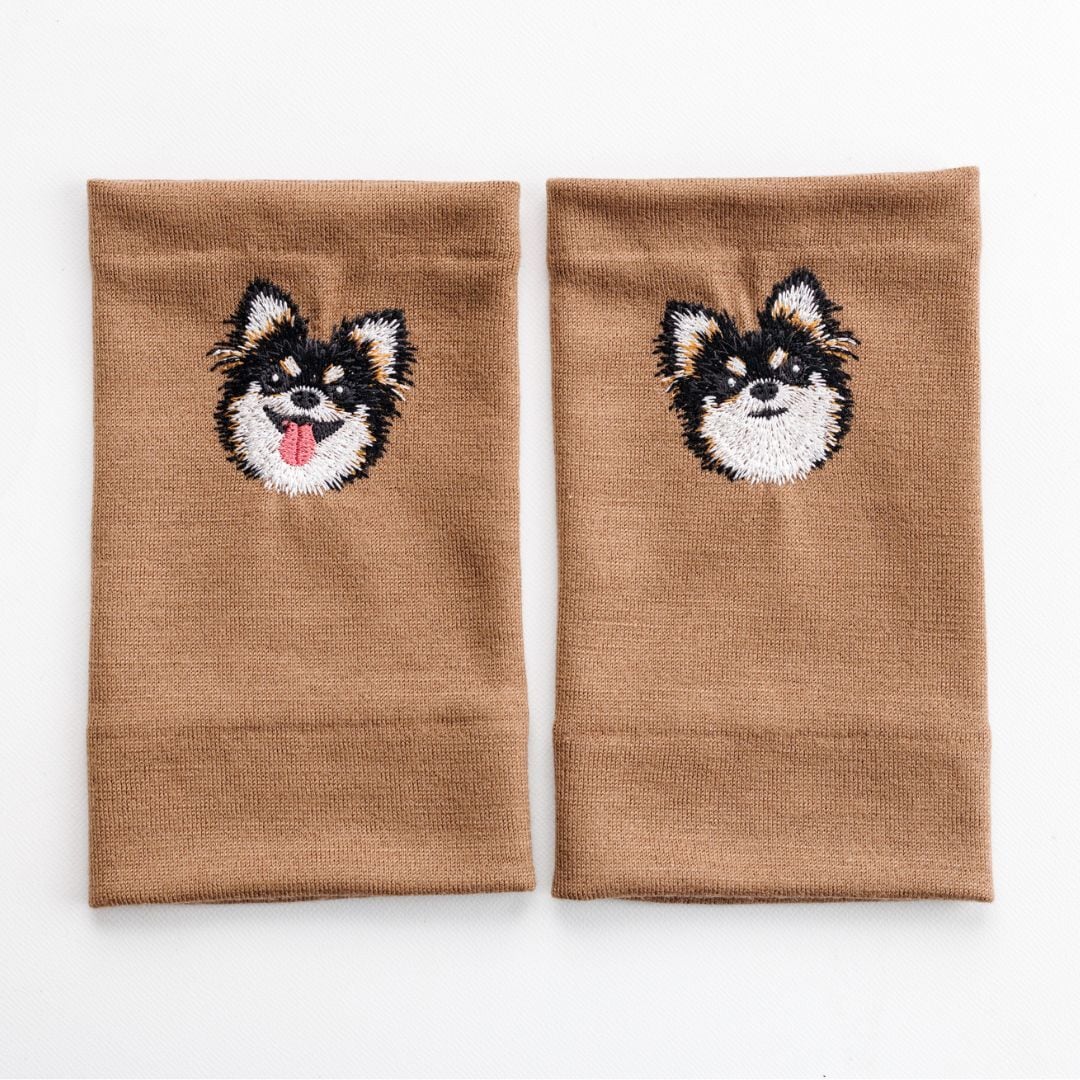 犬リストマフラー】チワワ／東かがわの手袋職人がつくった /222猫の日