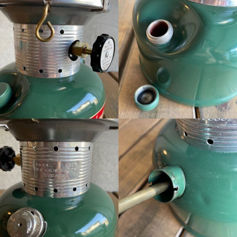 コールマン 220F 1971年8月製造 ツーマントル ランタン COLEMAN