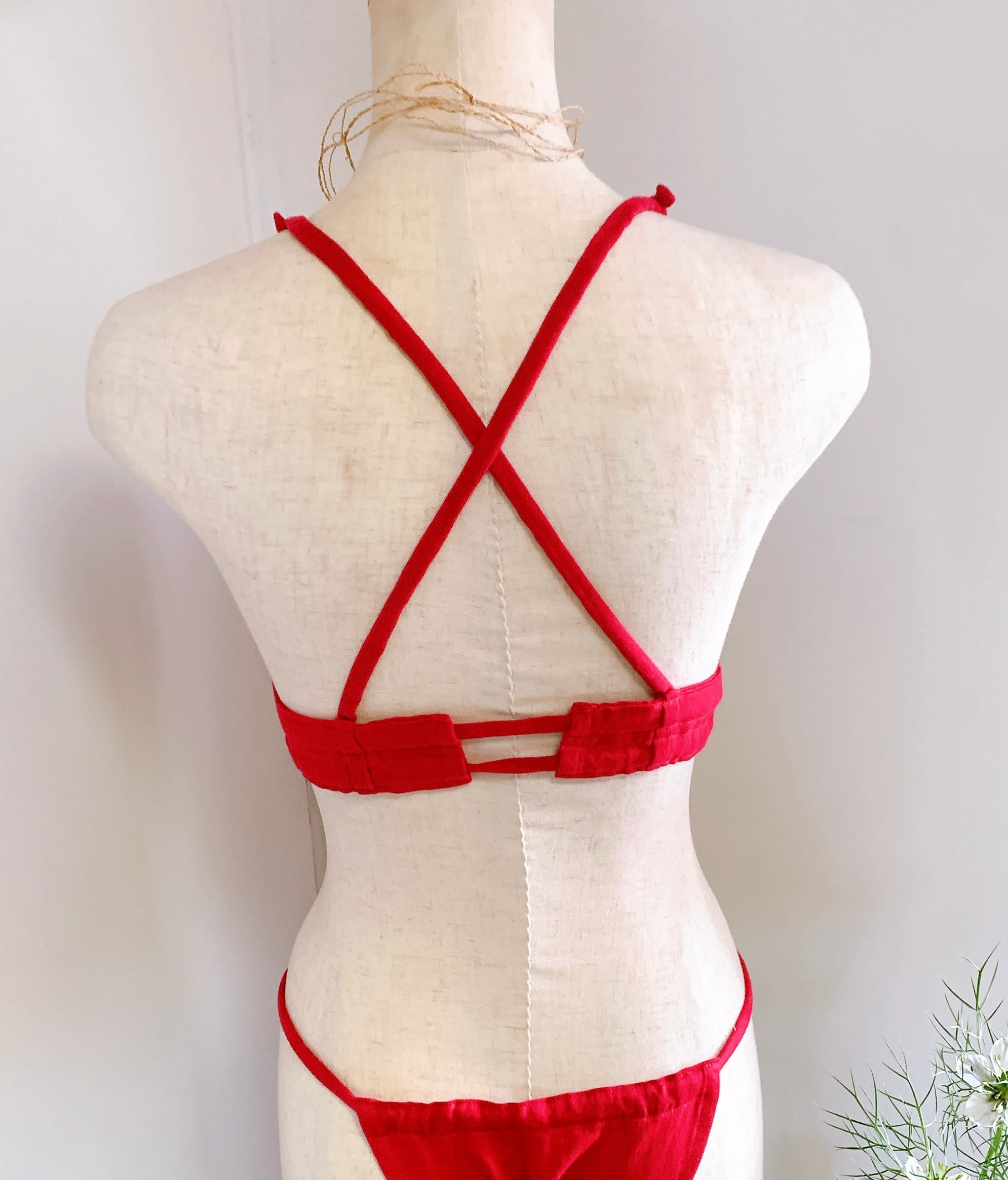 　締めつけない下着　“ゆる〜りブラ“    マゼンタピンク　第8チャクラ