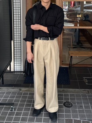 Double Twist Premium Cotton Pants（3color）