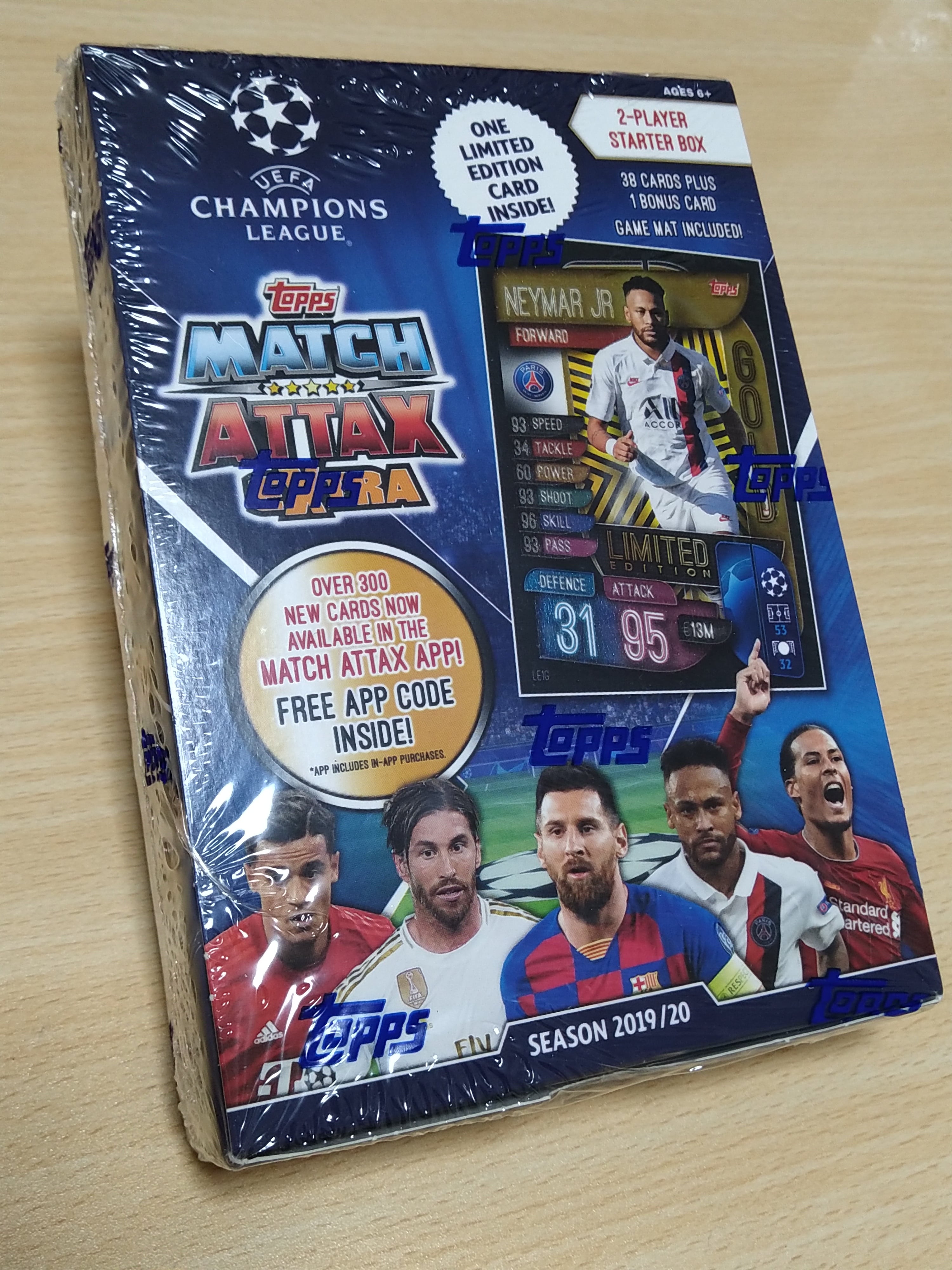 ☆最新版☆ 2019-2020 Topps UEFAチャンピオンズリーグ 1箱 最新版未 ...