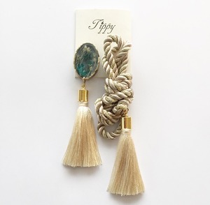 rope tassel pierce / earring
