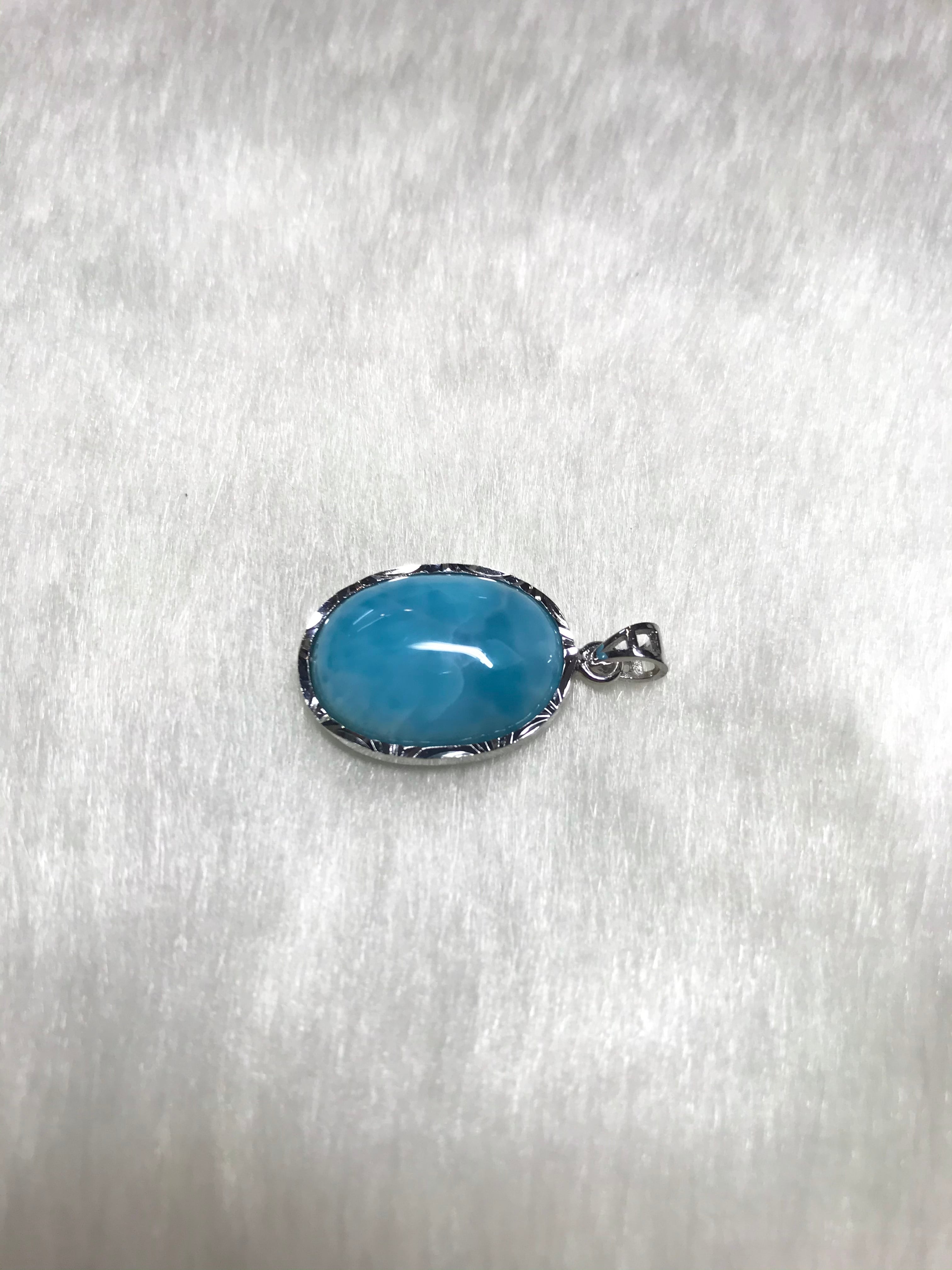 ラリマー ペンダントトップ P-3 ドミニカ共和国