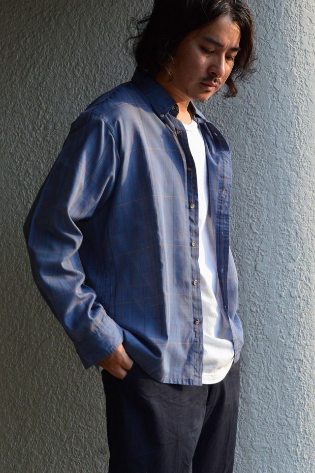 Bulgarian Army 50s reproduction sleeping shirts Dyed Black ブルガリア軍 1950復刻モデル スリーピングシャツ 黒染め euro military
