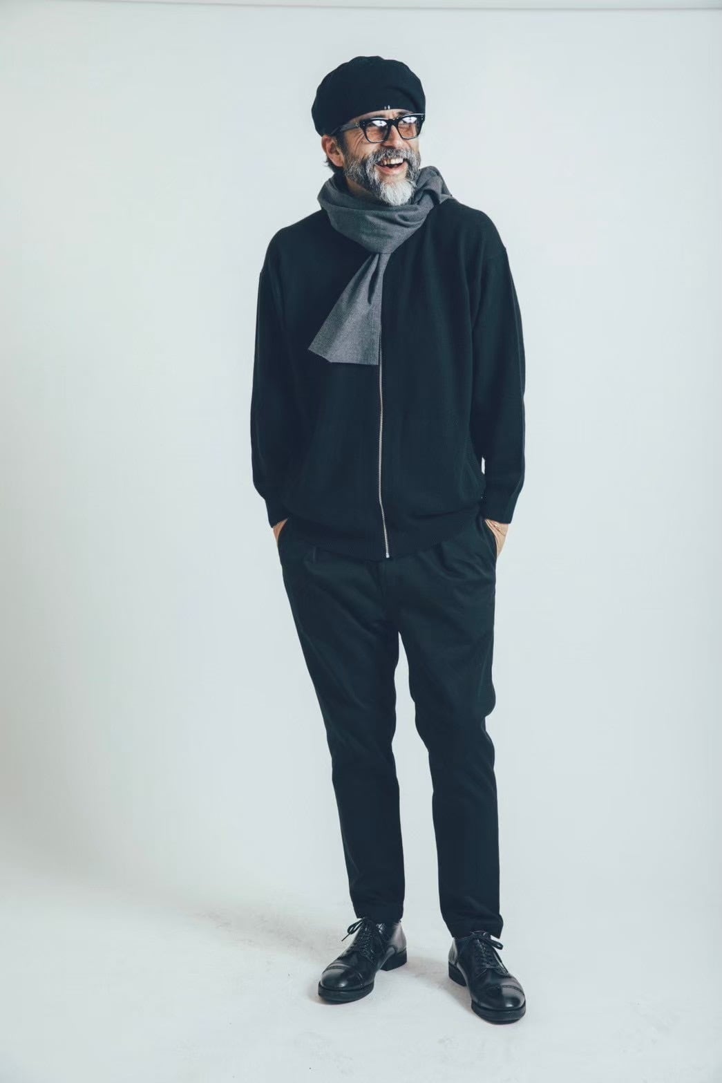 CASHMERE KNIT ZIP UP(BABY CASH) | 【OFFICIAL】PORTER CLASSIC CASHMERE KNIT ZIP UP(BABY CASH) | 【OFFICIAL】PORTER CLASSIC