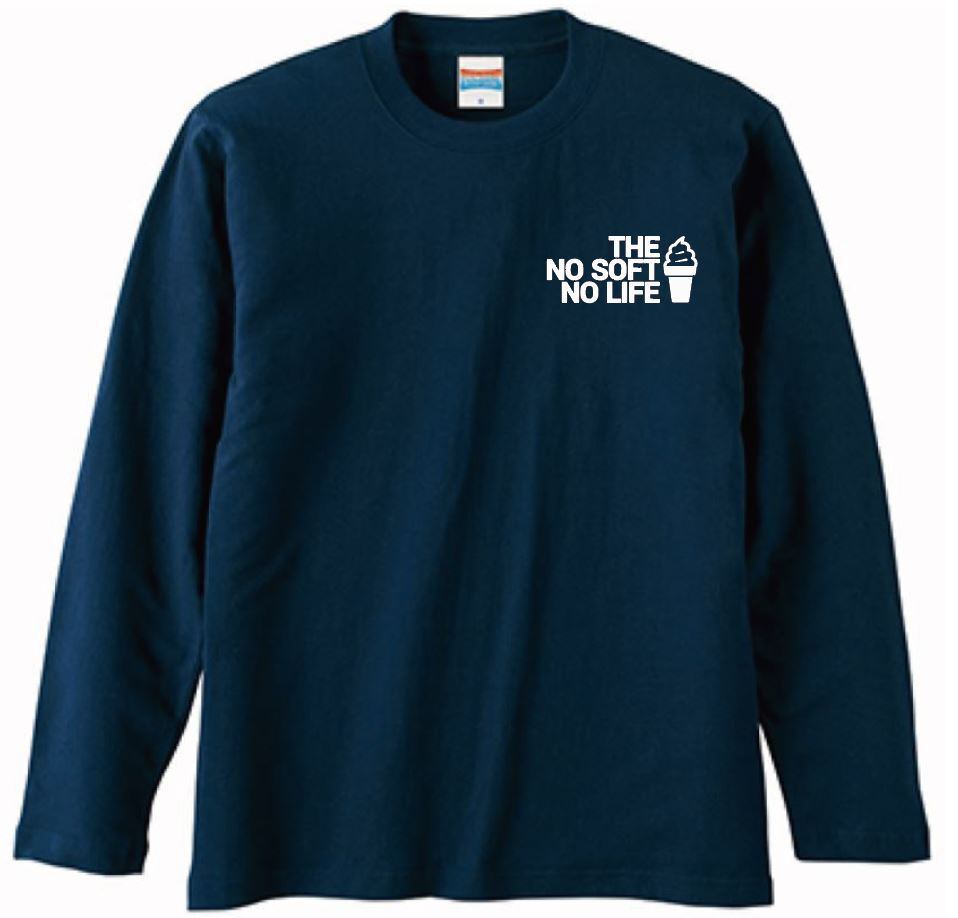 THE NSNL長袖Tシャツ・ネイビー | NO SOFT NO LIFE ONLINE SHOP