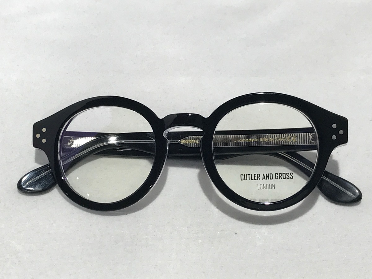 CUTLER AND GROSS（カトラーアンドグロス）1291 Col:01 Black on