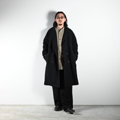 山内 / ウォッシュドウールリネンツイル・トレンチコートコーディネート