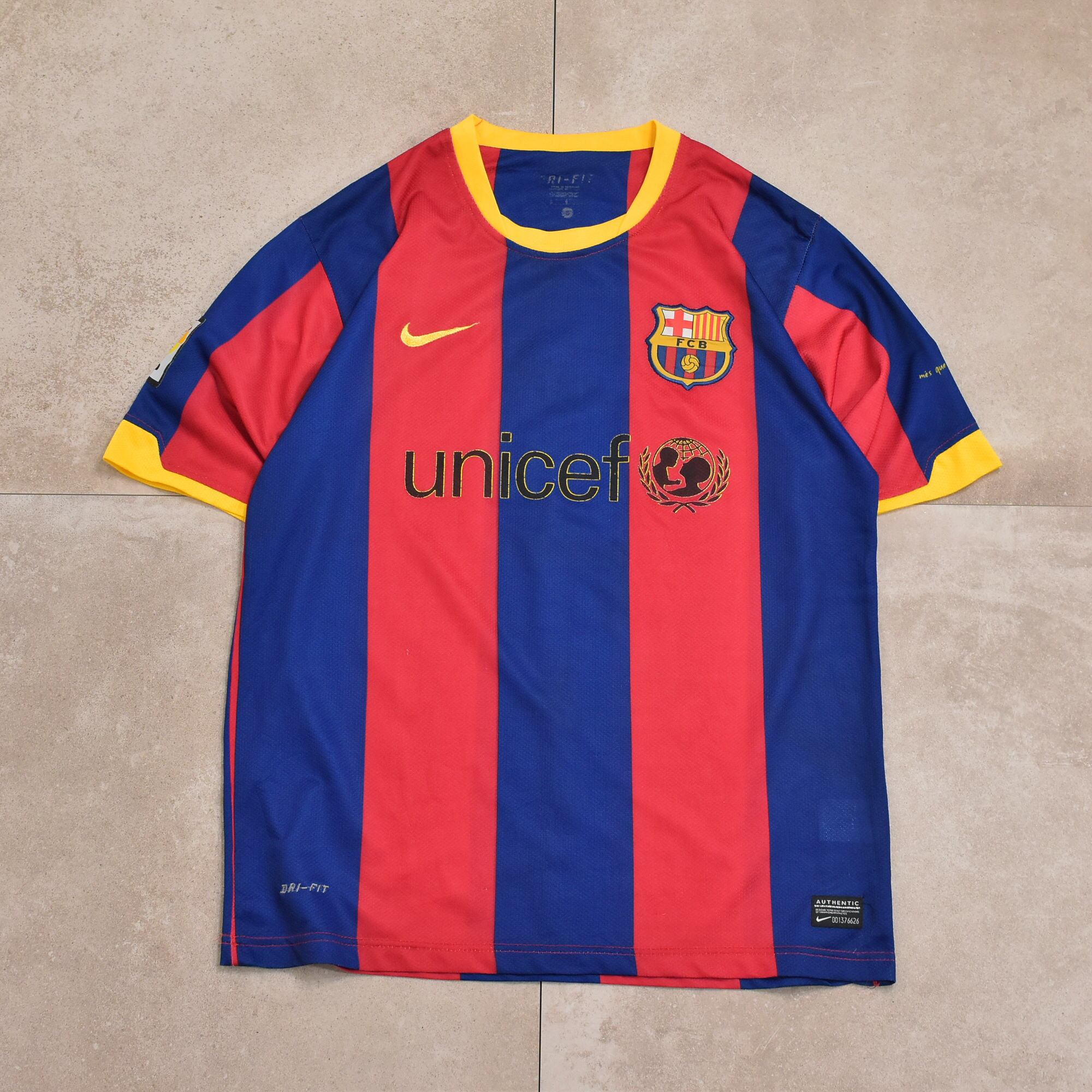 Nike FC Barcelona #6 football game shirt | 古着屋 grin days memory