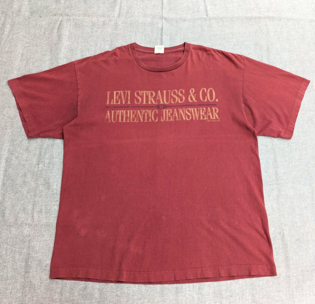 90s levis logo print tee 小岩店