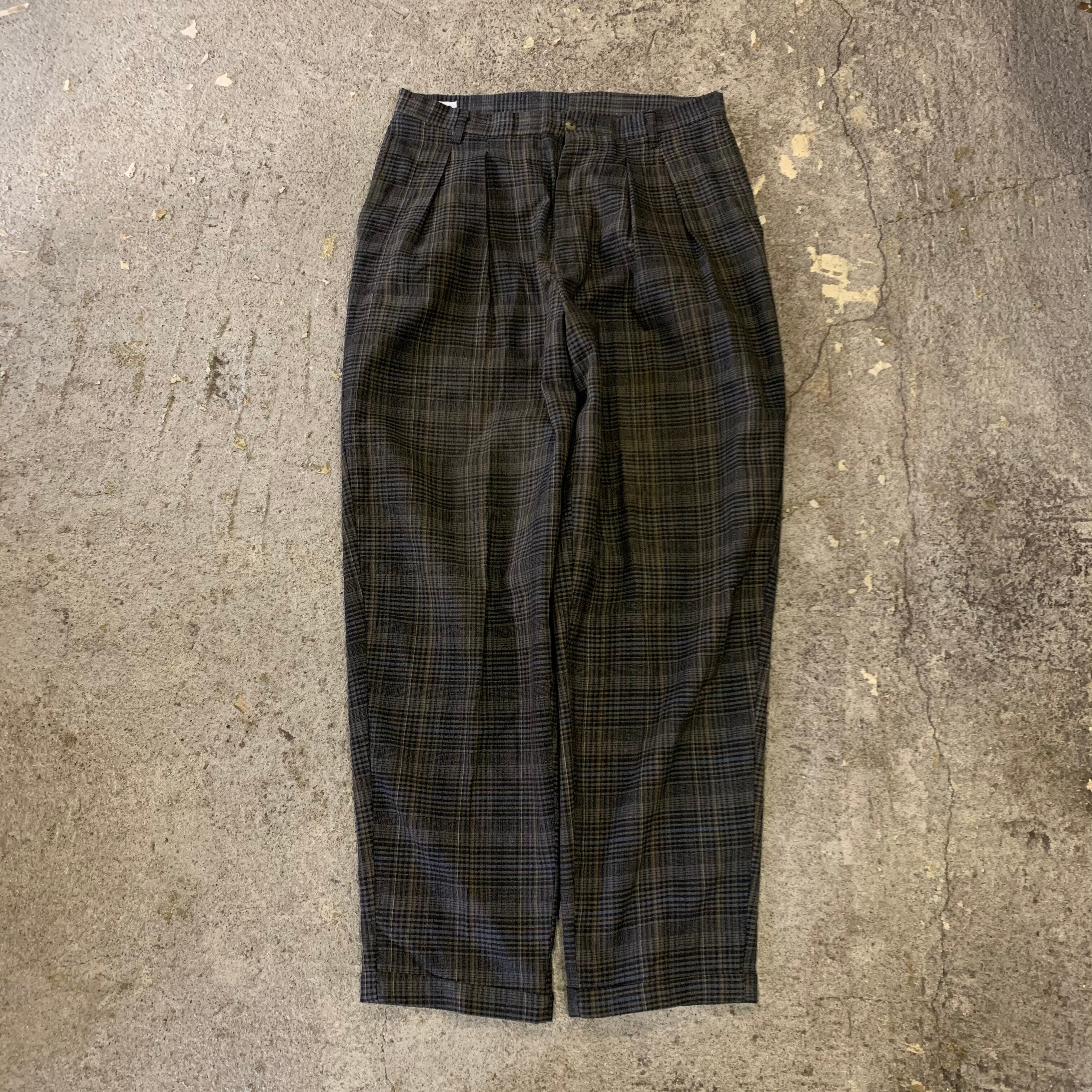 90s Wrangler 2tuck baggy denim slacks Vintage 90s Wrangler Jeans 