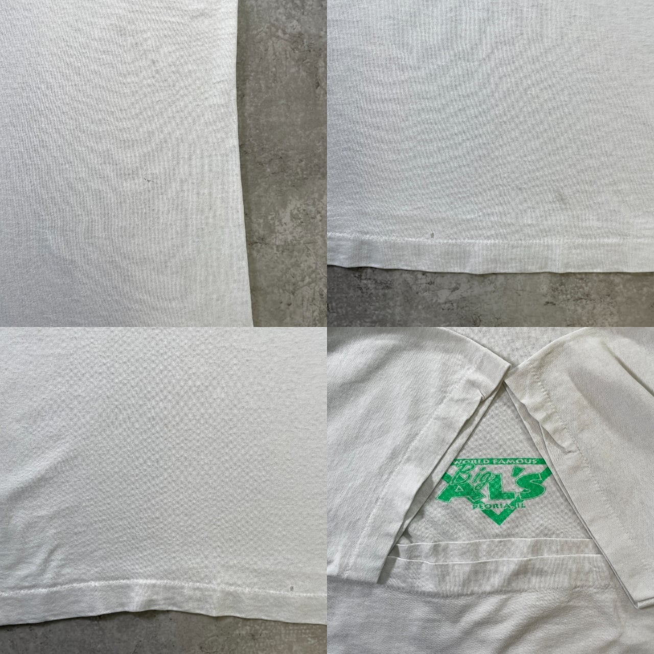 90年代 USA製 BIG AL'S プリントTシャツ メンズXL 古着 1995 90s