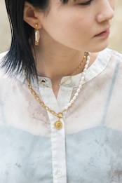 『艶やかな波』 wave necklace