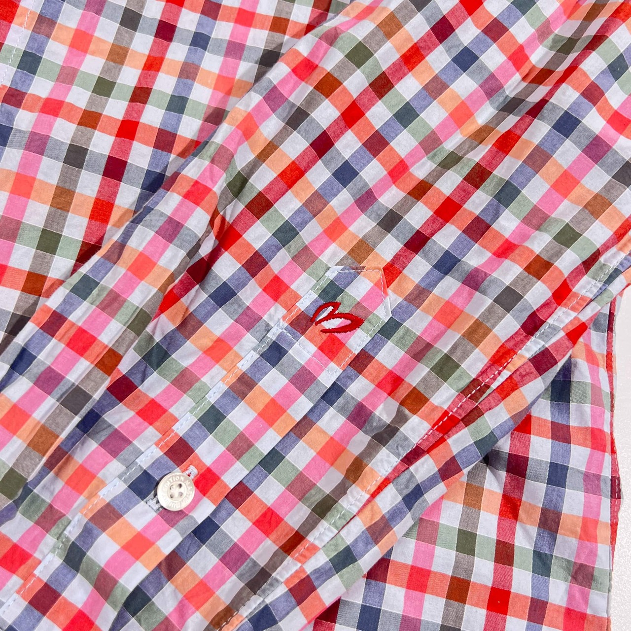 MASTER BUNNY EDITION マスターバニーエディション アルビニ生地 チェック柄 長袖シャツ 5/マルチカラー系 メンズ ゴルフ