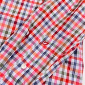 MASTER BUNNY EDITION マスターバニーエディション アルビニ生地 チェック柄 長袖シャツ 5/マルチカラー系 メンズ ゴルフ