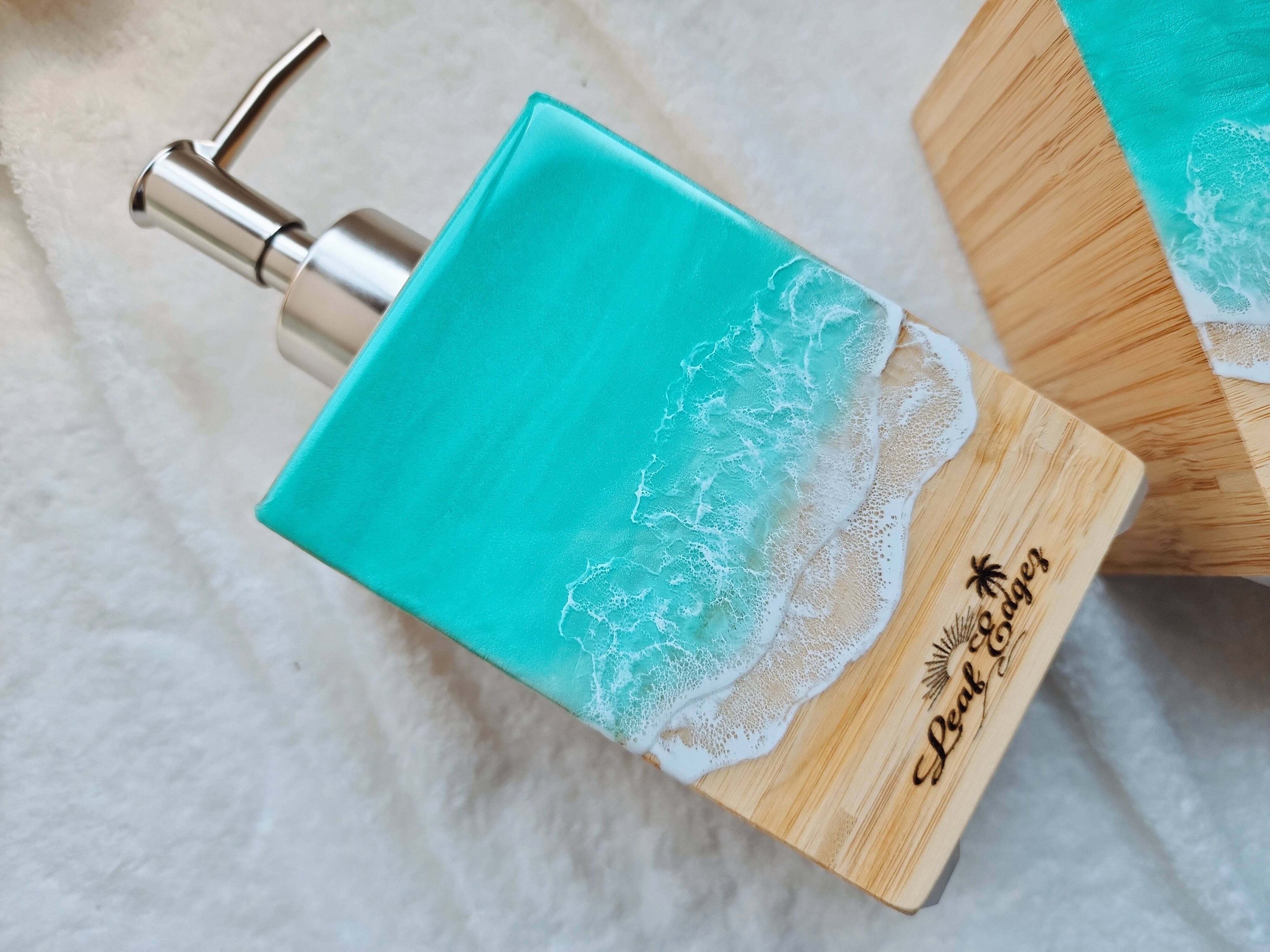 393.オーシャンレジンアート ソープディスペンサー