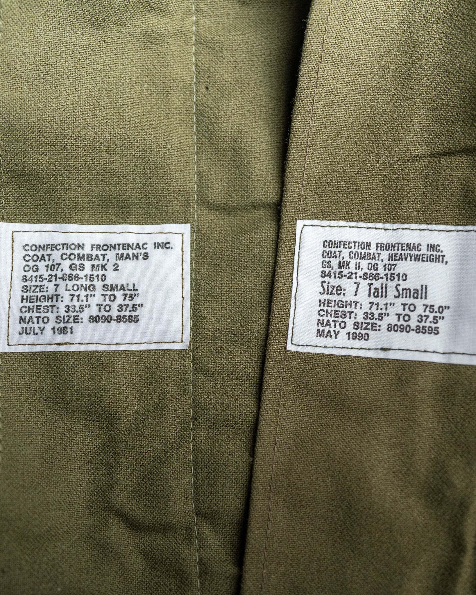 DEADSTOCK】Canadian Army GS MK2 Combat Jacket 