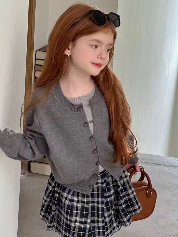 チェックプリーツスカート