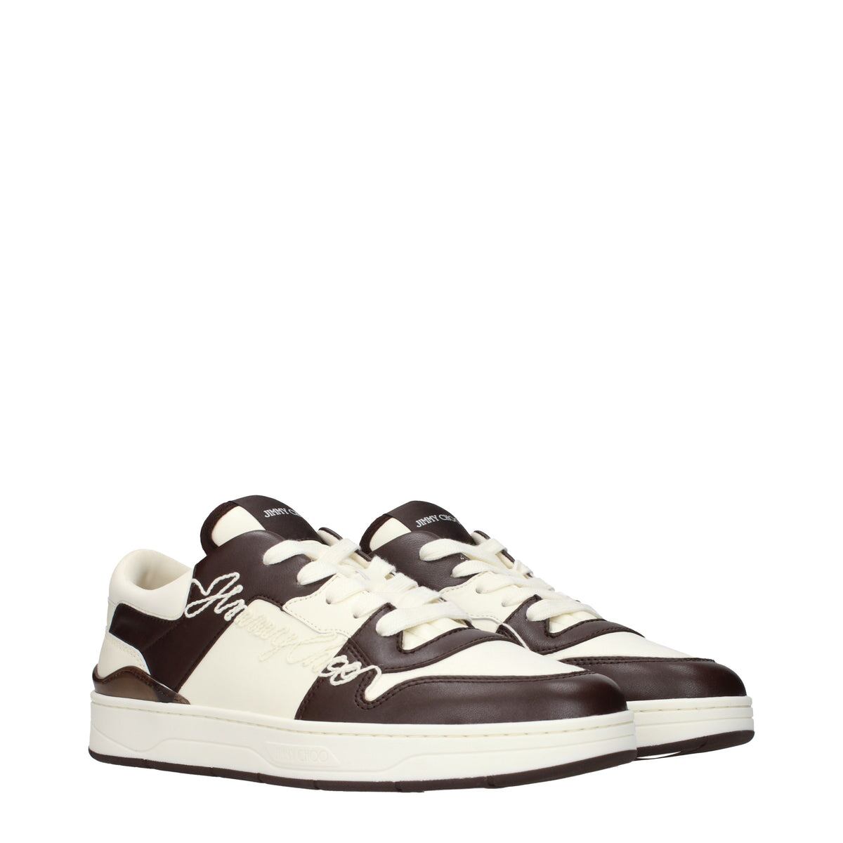 JIMMY CHOO ジミーチュウ メンズ スニーカー レザー ベージュ