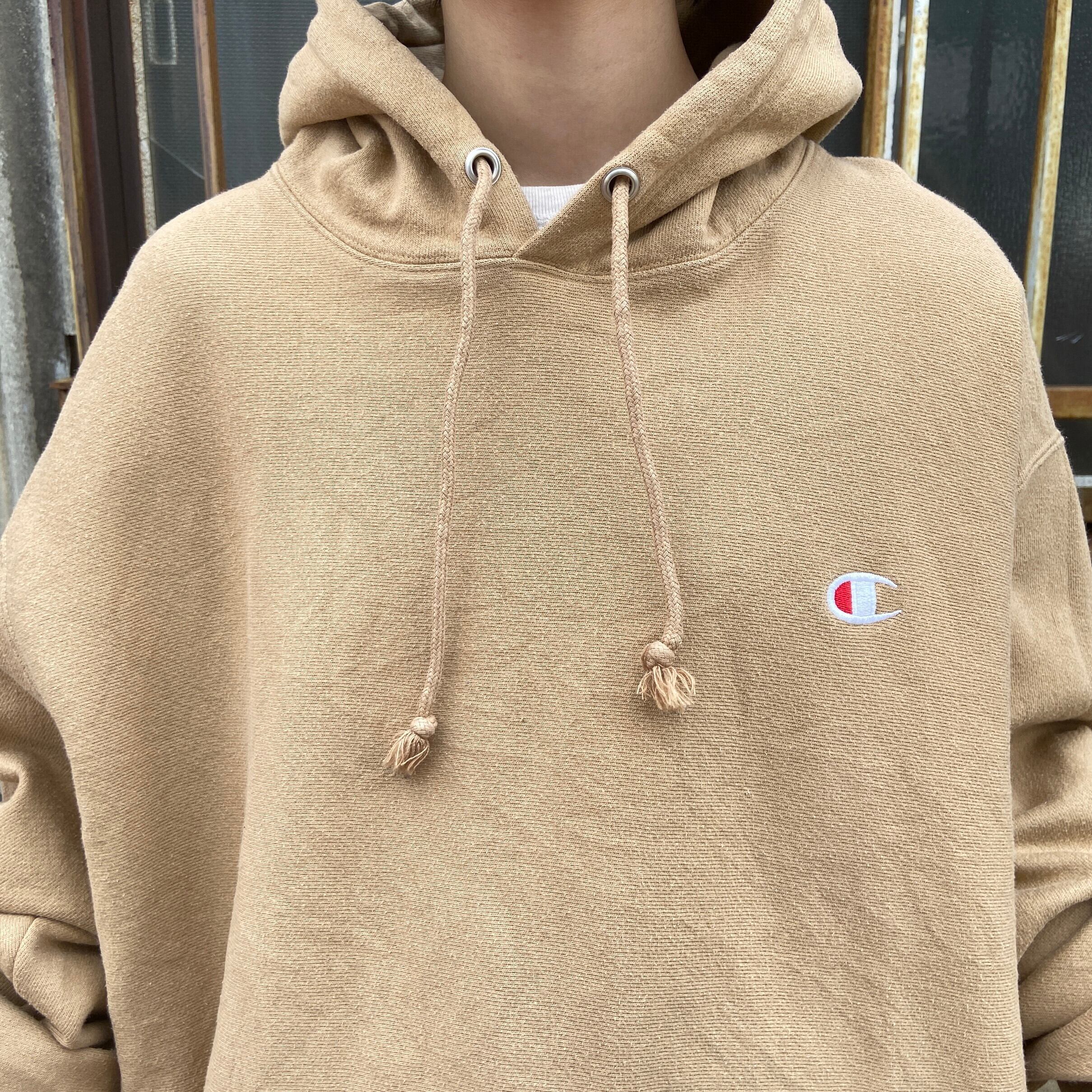 Champion チャンピオン リバースウィープ　パーカー　ベージュ