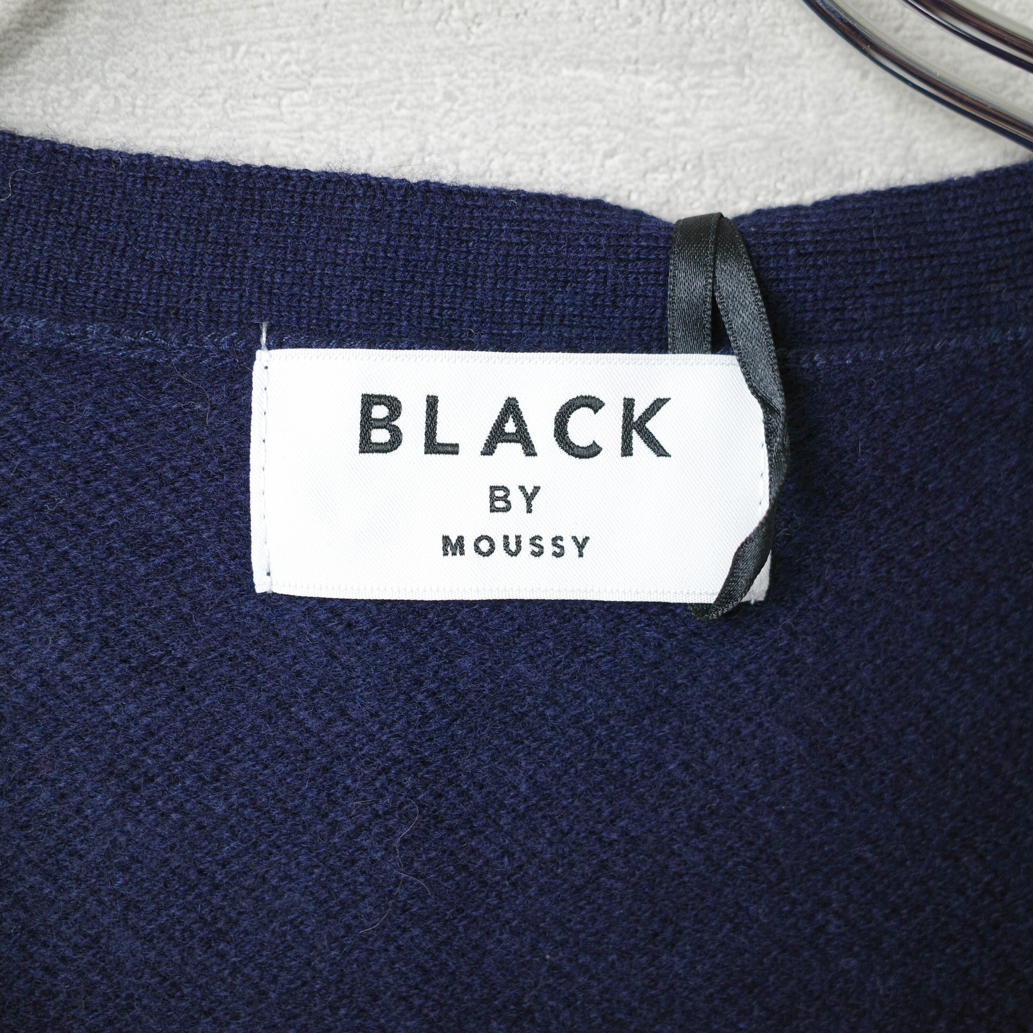 [NEW] BLACK by MOUSSY	KNIT CARDIGAN 070BA770-000