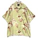 Kona Bay Hawaii Rayon Aloha Shirt Japanese Pattern [Made In Hawaii] Rayon Hawaiian Shirt