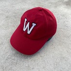“W” LOGO CAP - RED