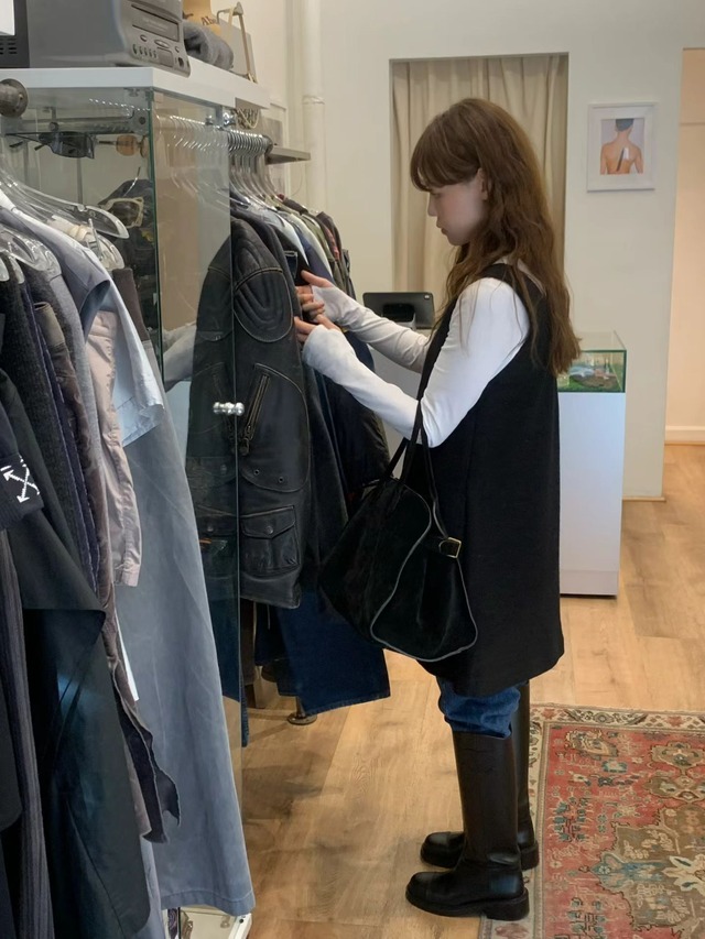 (即納) LIFFEY / Roa wool mini one-piece