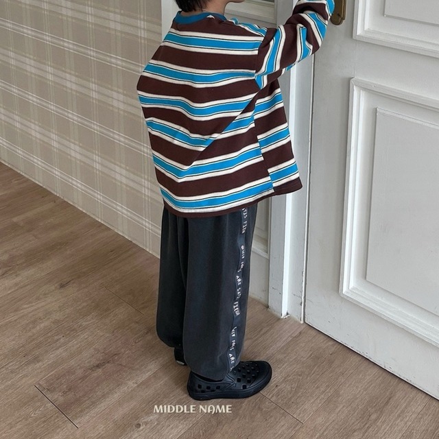 《送料無料》予約:テープジョガーパンツ【MIDDLENAME】※ジュニアサイズ