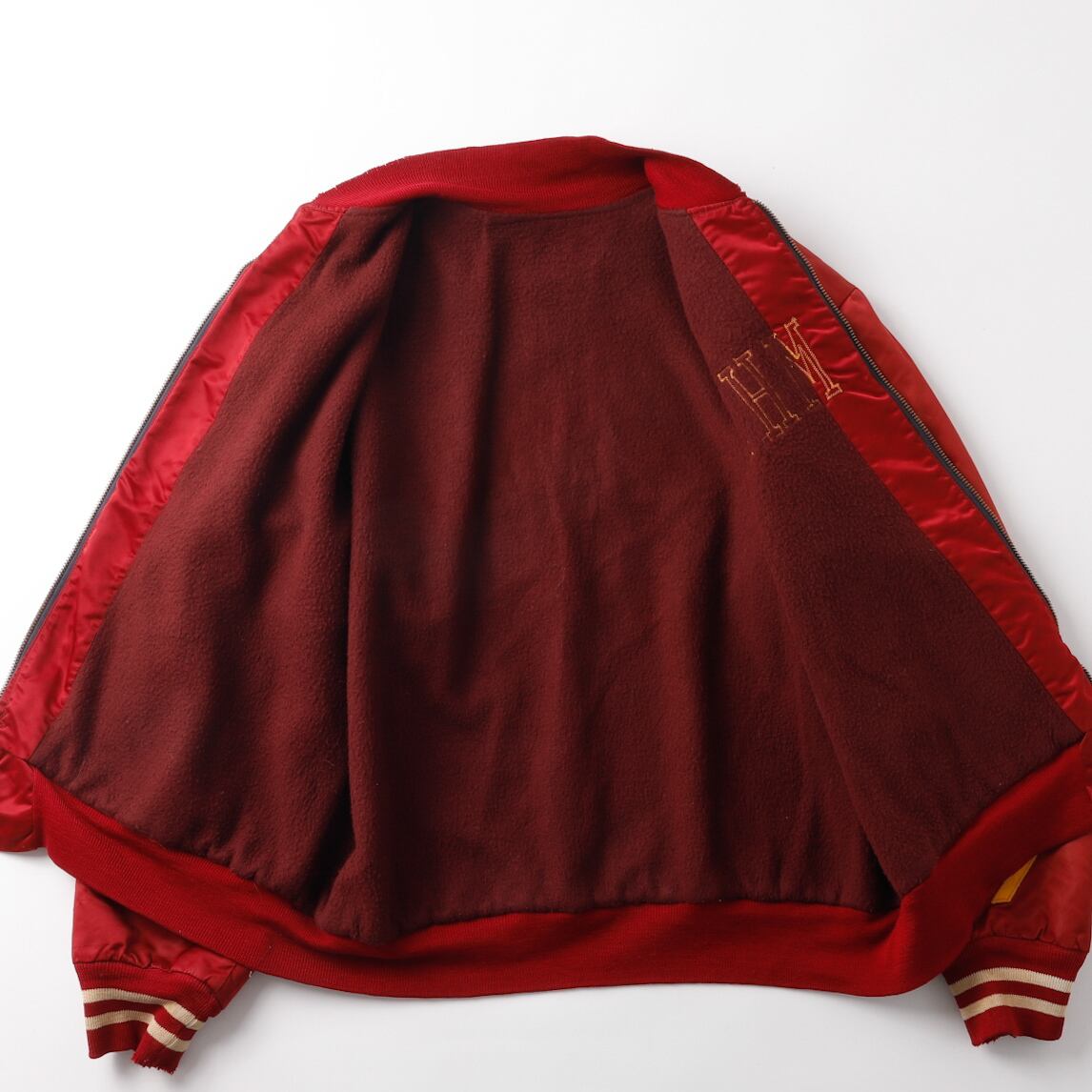 極美品】50s MHS special vintage jacket satin fabric blouson made