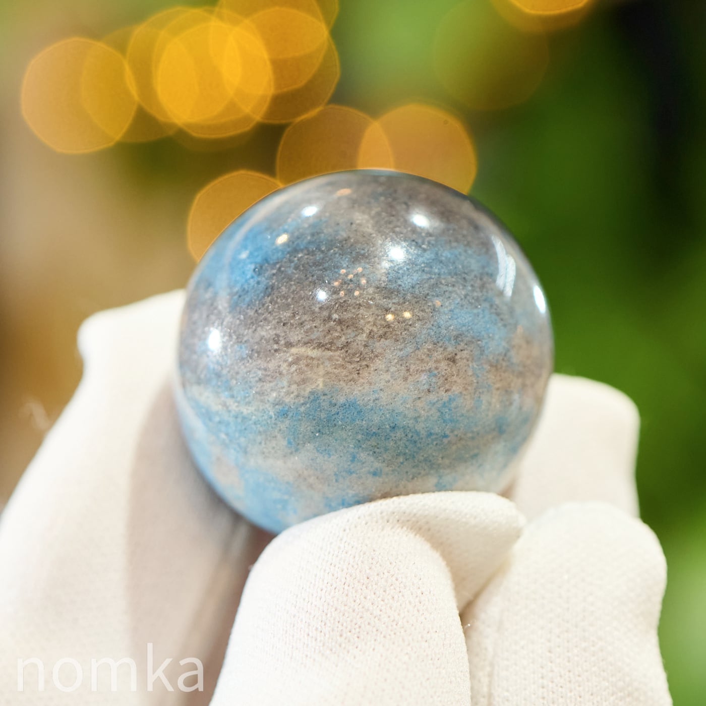 【奇跡の星、手のひらに】ブラジル産トロレアイト 31mmスフィア nsp-0020